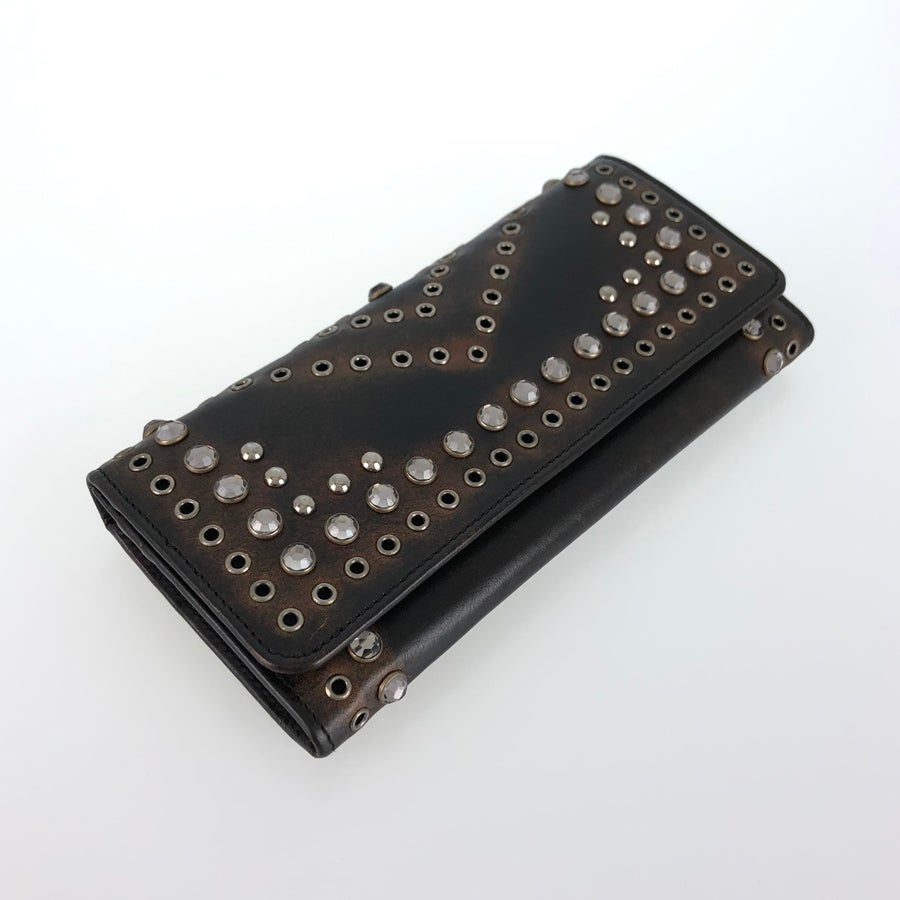 プラダ 長財布 かぶせ蓋