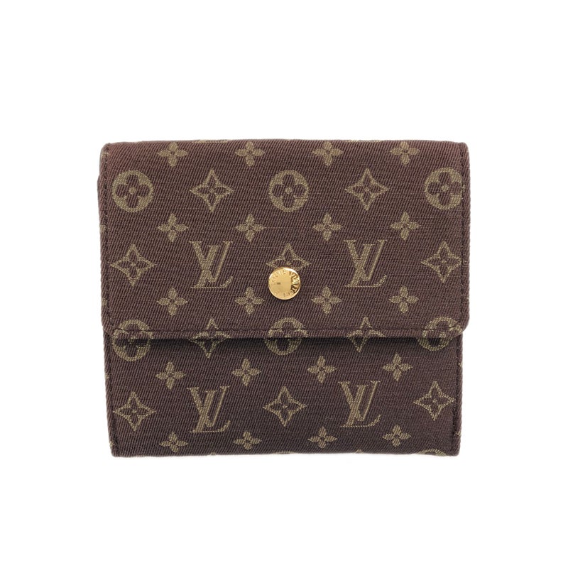 ルイ・ヴィトン モノグラム ミニ ラン ポルトフォイユ エリーズ  三つ折り財布