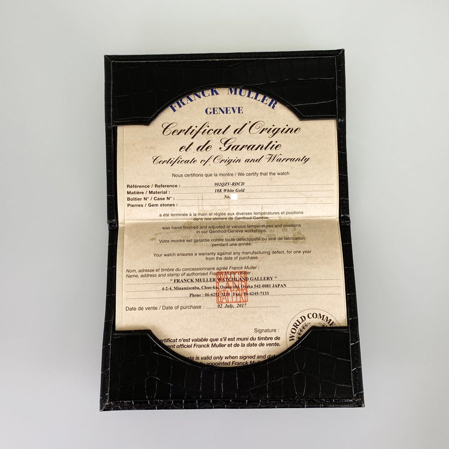 フランクミュラー 902QZV-RDCD レディース 腕時計