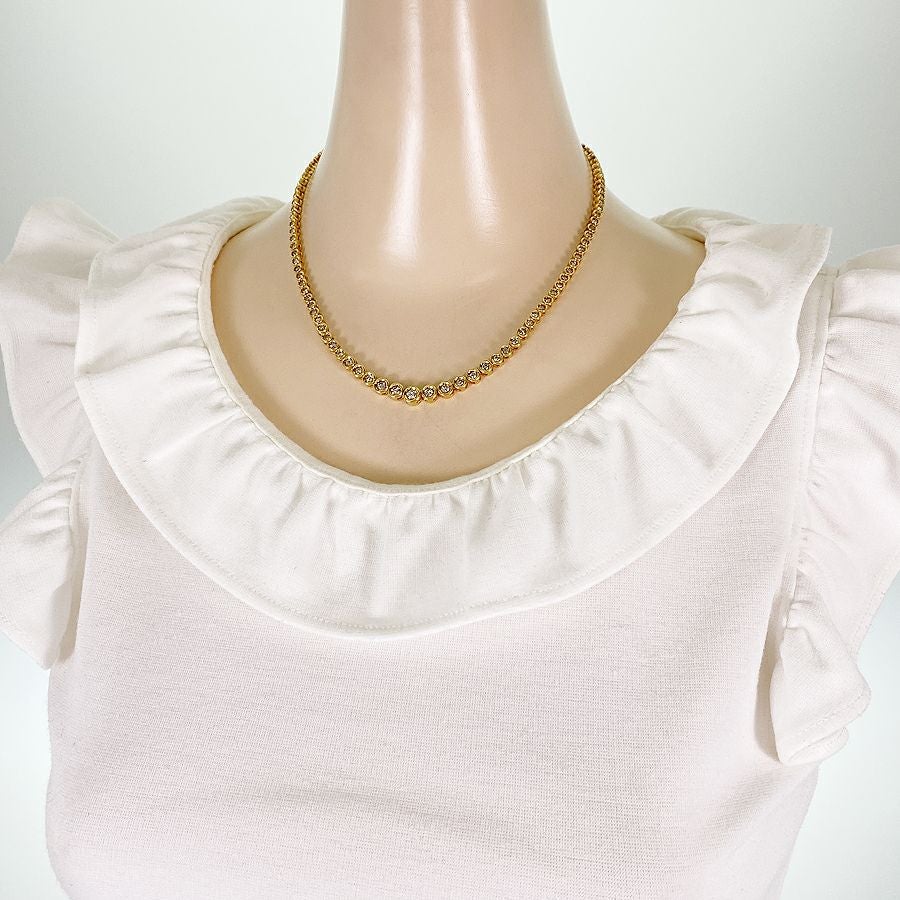 ノーブランド テニスネックレス