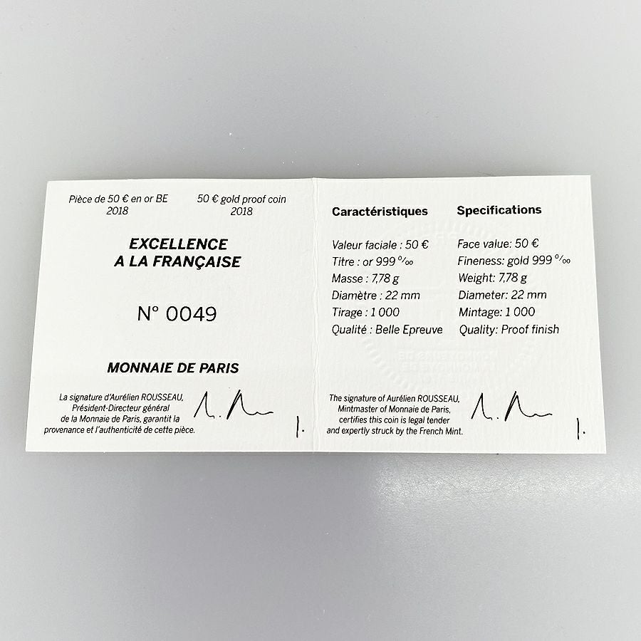 ブシュロン 金貨