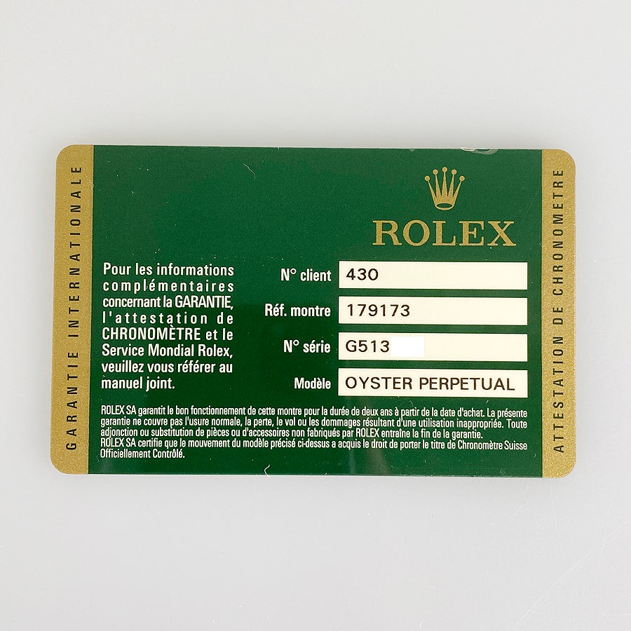 ロレックス 179173 レディース 腕時計