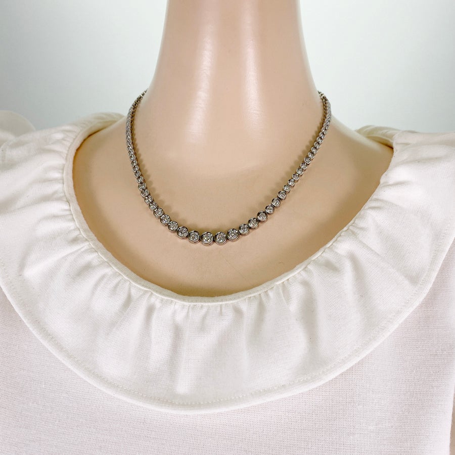 ノーブランド テニスネックレス