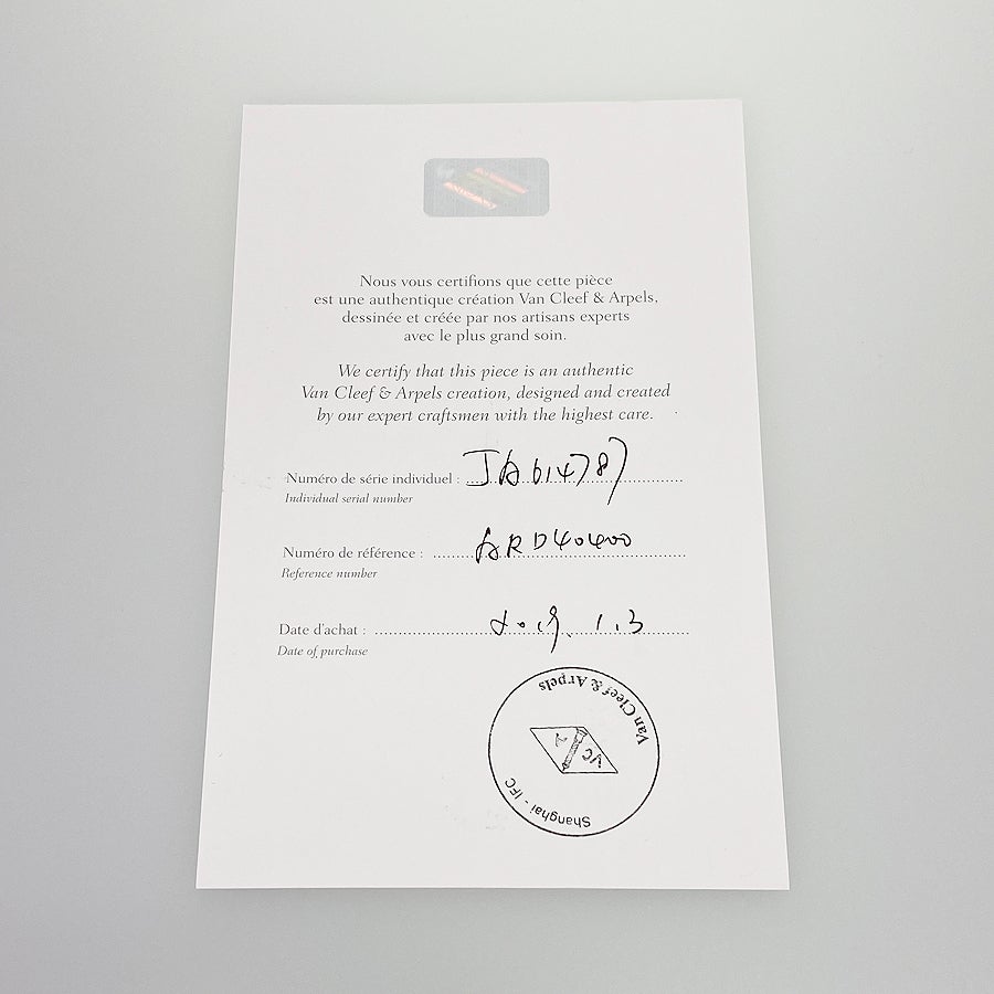 ヴァンクリーフ＆アーペル ピアス