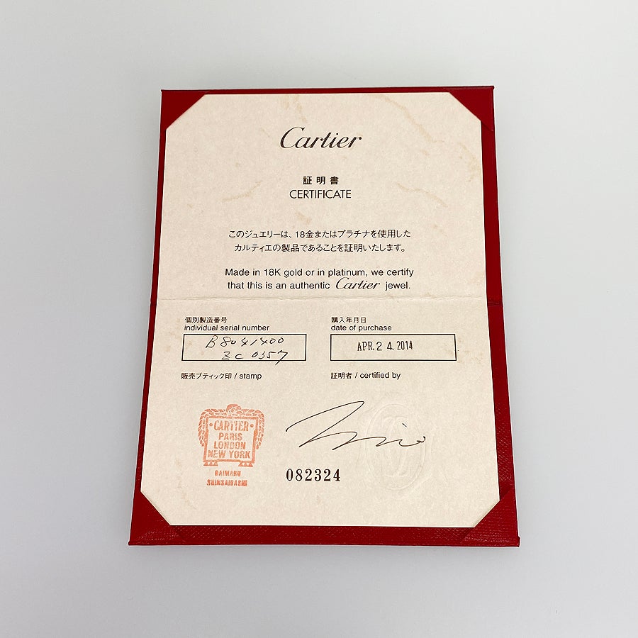 カルティエ ピアス