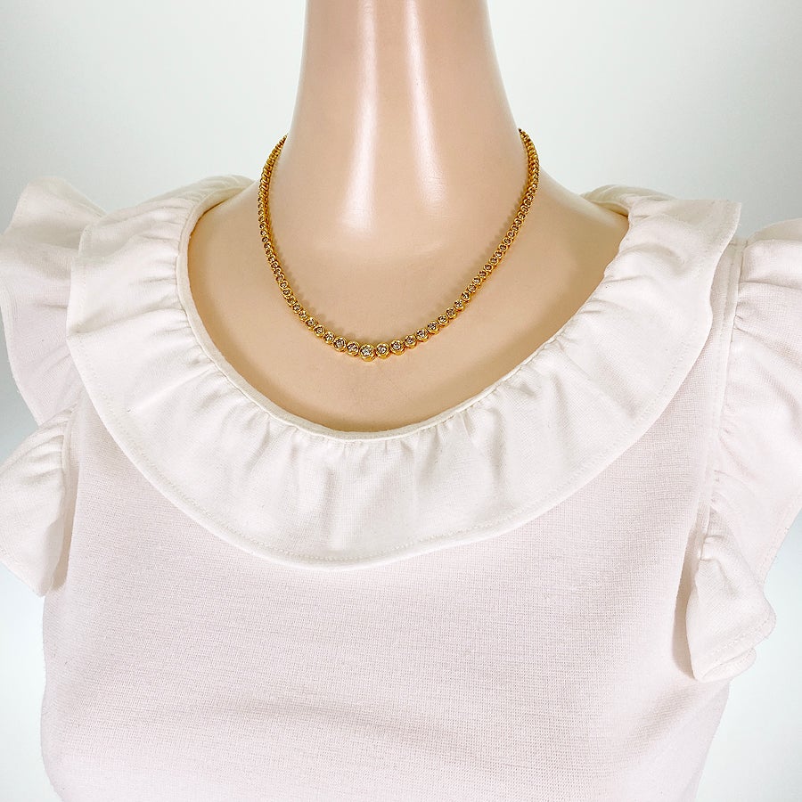 ノーブランド テニスネックレス