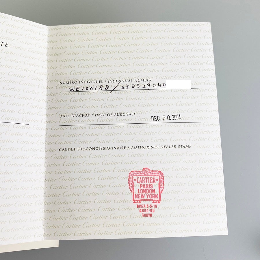 カルティエ WE1001R8 レディース 腕時計