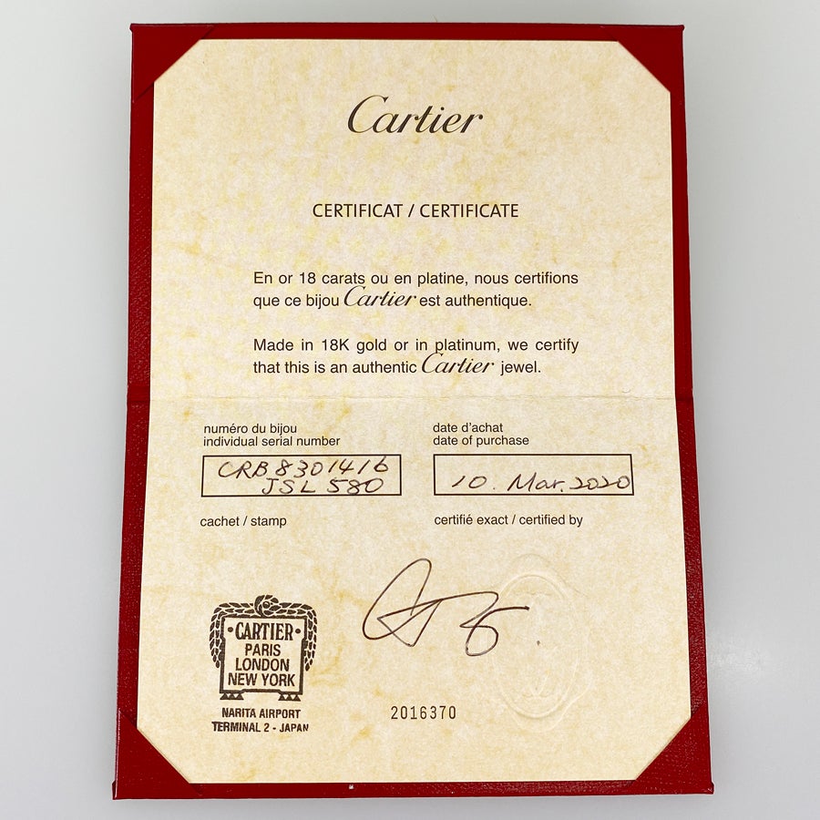 カルティエ ピアス