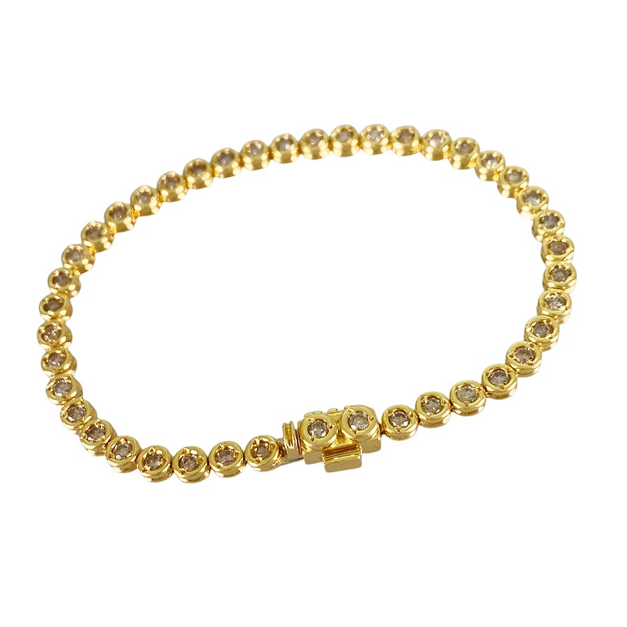 ノーブランド テニスブレスレット