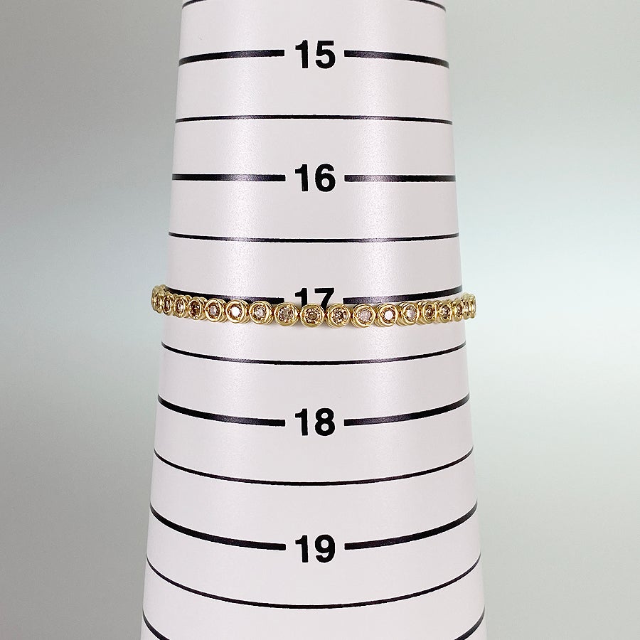 ノーブランド テニスブレスレット