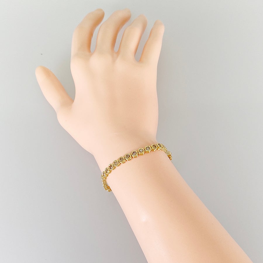 ノーブランド テニスブレスレット