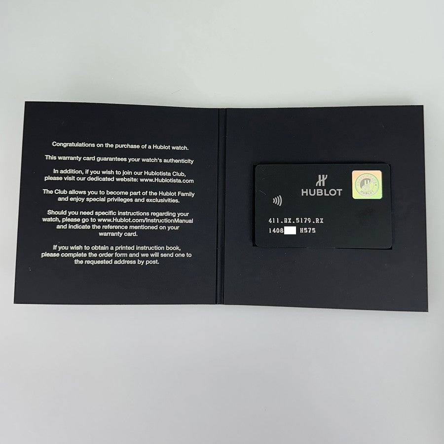 ウブロ 411.NX.5179.RX メンズ 腕時計