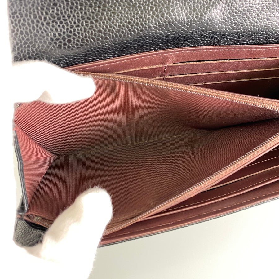 シャネル 長財布 かぶせ蓋