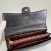 シャネル 長財布 かぶせ蓋