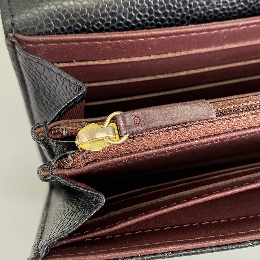 シャネル 長財布 かぶせ蓋