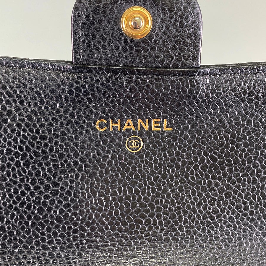 シャネル 長財布 かぶせ蓋