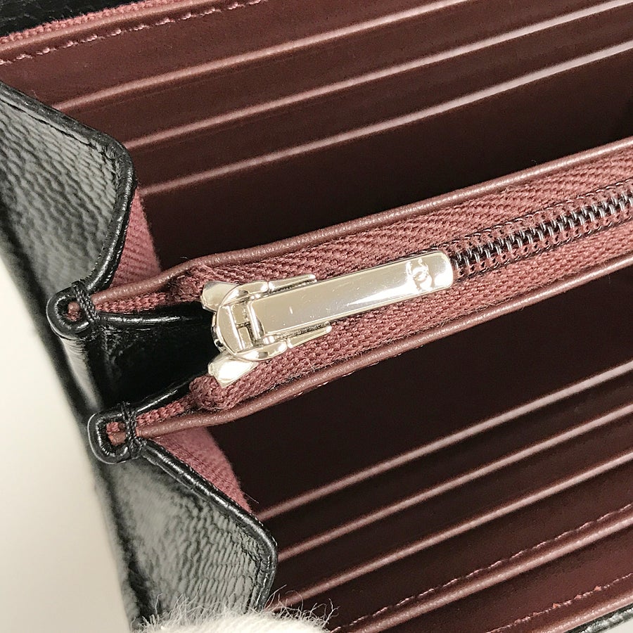 シャネル 長財布 かぶせ蓋