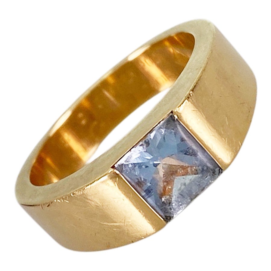カルティエ ゴールド タンク リング アクアマリン カルティエ タンク アクアマリン リング | キングラム ラグジュアリー