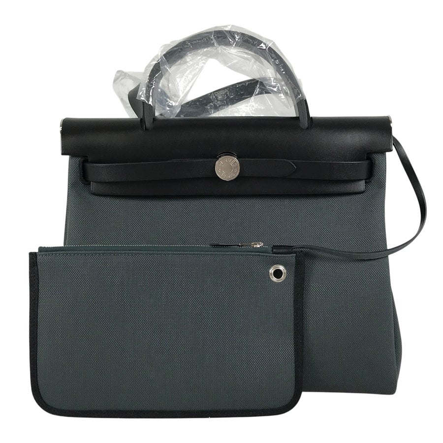 エルメス　エールバッグ　ジップPM ブラック/ナチュラル/シルバー金具 エルメス エールバッグ ジップ PM ショルダーバッグ | キングラム