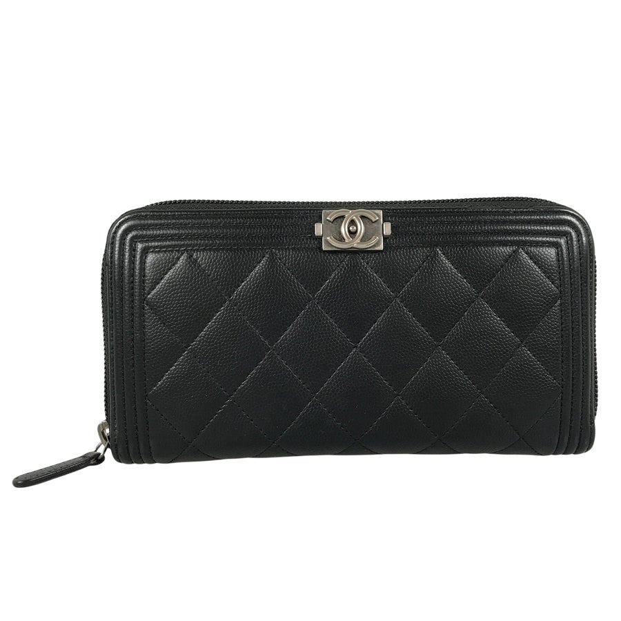 【限界価格】CHANEL ボーイシャネル 長財布 ラウンドファスナー B品 シャネル ボーイシャネル 長財布 ラウンドファスナー | キングラム