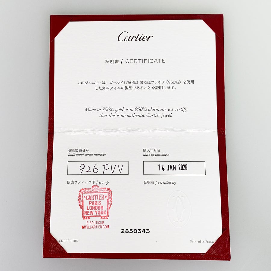 カルティエ ピアス