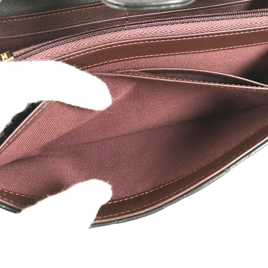 シャネル 長財布 かぶせ蓋
