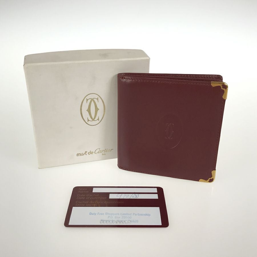 カルティエ 二つ折り財布